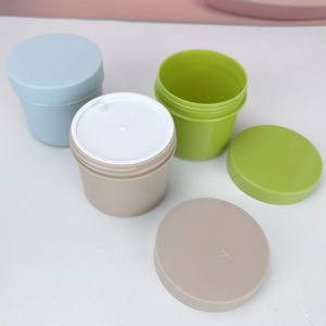 5 oz 150ml Green Blue Orange White <b>Plastic</b> Cosmetic <b>Jar</b> With Screw Top Lids for Body Butter - Product Image 5
