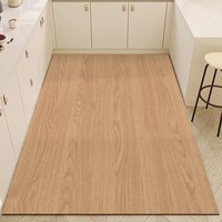 Tapis de sol de cuisine en PVC tissé à la machine, style minimaliste moderne et luxueux, grande surface, imperméable et anti-huile, pour hall d'entrée