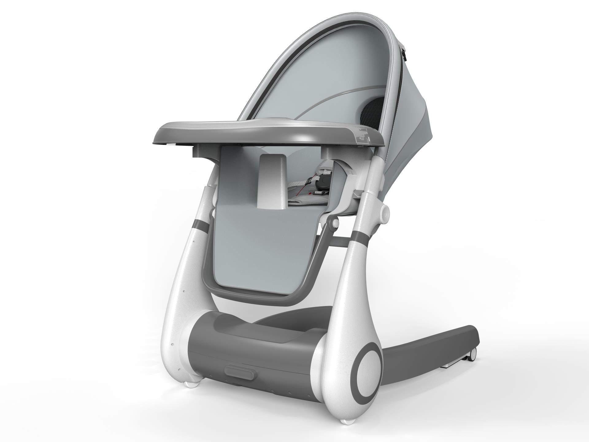 Chaise de salle à manger-gris