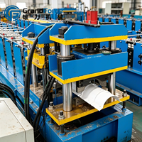 Machine de formage de tôles de couverture compacte entièrement automatique à grande vitesse, certifiée CE, avec découpe hydraulique et contrôle par écran tactile PLC