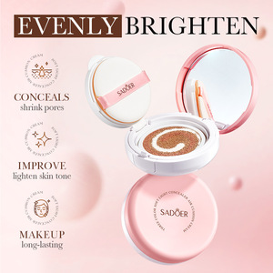 SADOER Crème Correctrice Réparatrice 3 Couleurs 12g – <span class=keywords><strong>BB</strong></span> Crème Réparatrice Légère et Douce – Maquillage Visage Coussin d'Air Longue Tenue et Imperméable - Product Image 6