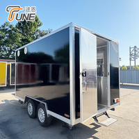 Carrito de Comida de Alta Calidad, Remolque Móvil para Venta Ambulante, Remolque de Concesión Totalmente Equipado para Helados y Comida Rápida