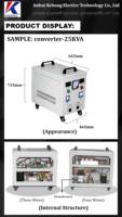 Transformateur de convertisseur de tension d'alimentation triphasé monophasé Dzw-40kva 220v à 380v