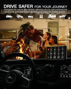 RGB 12 Gang Panel sakelar LED bantu berkabel Acc kedap air untuk 12V/24V Aksesori lampu mobil lampu kapal mobil - Product Image 6