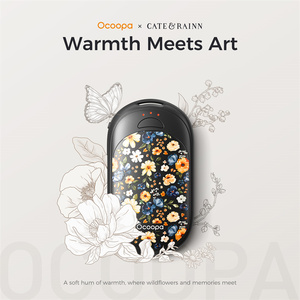 <span class=keywords><strong>Chauffe</strong></span>-mains portables magnétiques Ocoopa UT3 Lite, électriques, USB, étanches, pour la ville, le jardin, la voiture, le camping-car, l'extérieur, design floral - Product Image 2