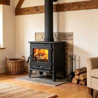 Cheminées Cheminée à bois Poêle en fonte Poêle à bois Cheminée en fonte Chauffage intérieur autoportant pour Villa Maison Chaude
