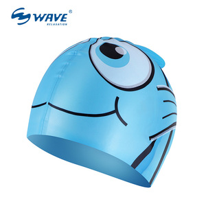 Gorro de natación de silicona con protección para los oídos para adultos, gorro de natación impermeable con diseño de textura antideslizante - Product Image 3
