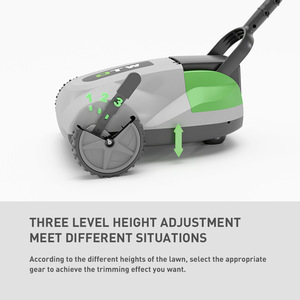 DIY Industrial <b>Battery</b>-Powered Lawn Mower Telescopic Handle 20V 1000mm Push-Type <b>Flat</b> Blade Grass Cutter 2-15cm Width Courtyard - Product Image 4