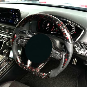 Accesorios de Carreras para Autos, Cubierta de Volante de Diamante, Volante de Fibra de Carbono Forjado para Honda <span class=keywords><strong>CRV</strong></span> - Product Image 5