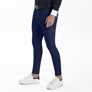<span class=keywords><strong>Pantalon</strong></span> d'équitation bleu marine <span class=keywords><strong>pour</strong></span> <span class=keywords><strong>homme</strong></span>, séchage rapide, élastique, confortable, avec fermeture éclair, <span class=keywords><strong>pour</strong></span> entraînement en extérieur - Product Image 4