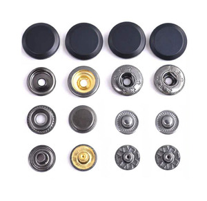 Chất lượng tốt vát bốn nút kim loại câm tối màu nam và nữ áo khoác trẻ em - Product Image 5