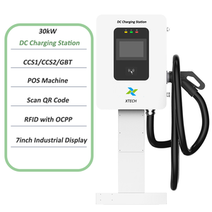 Chargeur <span class=keywords><strong>de</strong></span> voiture électrique intelligent <span class=keywords><strong>DC</strong></span> 30 kW, station <span class=keywords><strong>de</strong></span> <span class=keywords><strong>recharge</strong></span> rapide, nouveau chargeur <span class=keywords><strong>de</strong></span> voiture électrique mural avec terminaux <span class=keywords><strong>de</strong></span> paiement RFID - Product Image 4