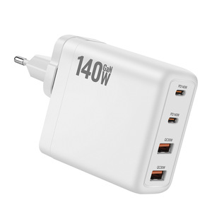 <span class=keywords><strong>Cargador</strong></span> <span class=keywords><strong>de</strong></span> Pared Plegable Intercambiable con Adaptador <span class=keywords><strong>de</strong></span> Corriente GaN PD 31 Tipo-C <span class=keywords><strong>de</strong></span> 140W con Cabezal <span class=keywords><strong>de</strong></span> Carga PD 31 para <span class=keywords><strong>Apple</strong></span> iPhone, Samsung, Moto, Google, etc. - Product Image 2