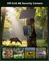 Caméra de surveillance cellulaire 4G AVstart 3MP 2K, caméra de chasse, batterie solaire 8000mAh, fabricant OEM