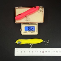 NEWMAJOR Yüzen Kalem Şeklinde Sahte Yem 100mm 16g ABS Sert Yem 6 Renk Levrek Turna Yılanbaş Balığı