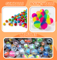 Nouvelle machine distributrice de bonbons et de friandises en plastique à petit prix pour aliments et boissons