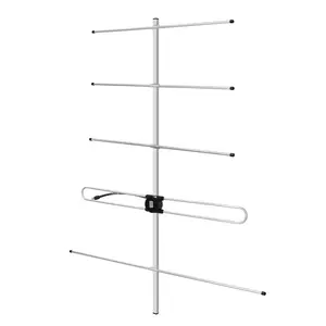 โรงงานขายส่งพลังงานสูง5องค์ประกอบ VHF Yagi เสาอากาศ Fm เสาอากาศ Yagi 136-174Mhz