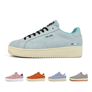 <span class=keywords><strong>Nouvelle</strong></span> <span class=keywords><strong>collection</strong></span> 2026 QILOO Sneakers en daim Légers Confortables Chaussures décontractées Streetwear Chaussures de marche pour femmes - Product Image 2