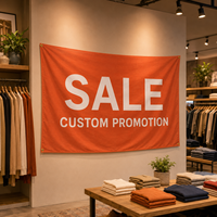 Drapeaux promotionnels personnalisés avec logo d'entreprise, en polyester, impression numérique pour la vente au détail, le marketing de marque et les événements professionnels