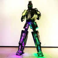 Costume de mascotte Mecha Robot LED Festival fabriqué en Chine pour les représentations de fête et les défilés de festival améliorent l'atmosphère festive