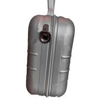 Sac bandoulière rigide en aluminium de style SS, design allemand de luxe, sac mini-coffre rigide rainuré, directement de l'usine