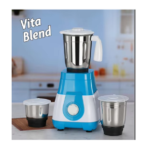 Mixeur-broyeur Vita Blend 600W avec 3 bacs en acier inoxydable, appareil de cuisine multifonction pour broyer et mélanger - Product Image 1
