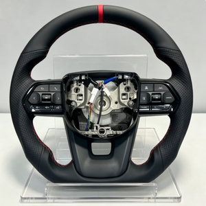 Volante <span class=keywords><strong>de</strong></span> Cuero para Toyota Hilux LC300 Prado LC120 LC200 Corolla RAV4 Crown Alphard Hiace, Volante Deportivo - Product Image 6