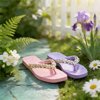 Accessoires personnalisables pour chaussures femme : Chaîne florale en strass style western en forme de V pour tongs, Or/Argent/Gunmetal