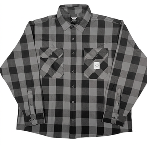 Camisa de Franela Casual para Hombre, Personalizada al por Mayor, Camisa a Cuadros de Algodón Suave |   Camisa de Franela a Cuadros con Botones para Senderismo al Aire Libre - Product Image 2