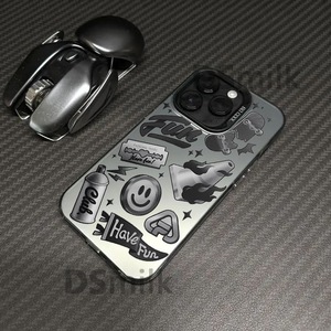 Bạc <span class=keywords><strong>IMD</strong></span> 14 hợp thời trang 7 PC điện thoại di động Trường hợp tương thích cho iPhone 16 15 13 Pro Max 12 xuyên biên giới 11 11 màu - Product Image 3