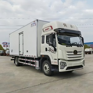Factory Price FAW 4x2 Refrigerator Truck 15 Ton Freezer Cooling Truck for Live Fish Transport - Product Image 1