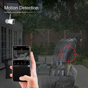 Eseecloud 4CH đầy đủ màu sắc Camera An Ninh hệ thống tầm nhìn ban đêm Bullet hai chiều âm thanh Màn hình IP66 NVR không dây ứng dụng truy cập - Product Image 5