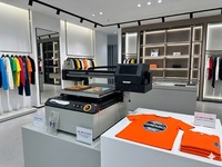 Impresora de Inyección de Tinta Automática con Textura 3D, Material de Impresión DTF Flex TPU para Camisetas, Impresión de Logotipos 3D, Impresora UV
