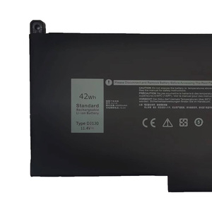 Batterie d'ordinateur portable de remplacement DJ1J0 42Wh 3684mAh pour Dell Latitude E7000 7280 E7380 E7480 F3YGT, batterie rechargeable pour ordinateur portable - Product Image 2