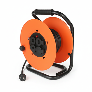Enrouleur de câble portable en plastique 16A IP44 25/<span class=keywords><strong>50M</strong></span> avec disjoncteur thermique et voyant lumineux H07RN-F 3*1.5/2.5MM2 - Product Image 2