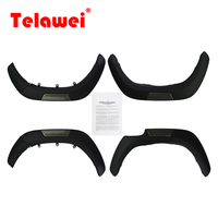 FFD43 Accessoires 4x4 de haute qualité Pièces automobiles Gris ABS avec garniture argentée Évasements de garde-boue étendus pour Toyota Hilux Revo