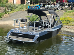 <span class=keywords><strong>2022</strong></span> Ecocampor Custom Aluminio Soft Top Jet Boat Yacht con motor interior Pesca Vela Río Incluye remolque-Venta disponible - Product Image 5