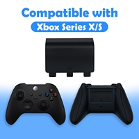 Couvercle de batterie pour coque de porte de batterie couleur Gameboy pour manette Xbox Series S/ X remplacement noir