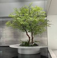 Nouveaux arbres artificiels en érable, écologiques, durables, décorations de mariage en pot pour intérieur, faux arbres, plantes biomimétiques, sol-plafond