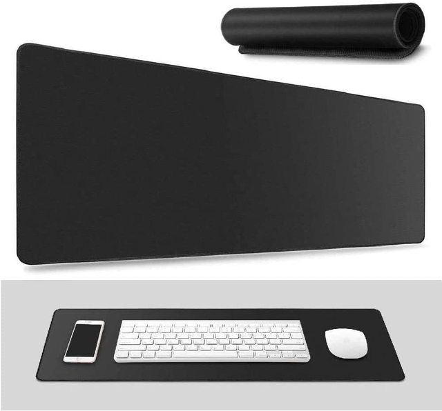 Blank Black Large Gaming Mouse Pad  Fabric Rubber Mouse Desk Pad Mats Sublimation Lock Edges