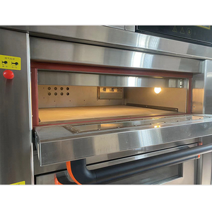 Good Commercial Bakery 5 bandejas Horno de circulación de aire caliente 2 cubiertas Combinación de convección eléctrica Juego de horno combinado para pan Pizza - Product Image 3