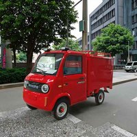 Nouveau tricycle à quatre roues Petite fourgonnette Véhicules électriques Boîte de chargement Camions légers Ev Prix Commerce