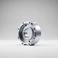 Boîtier de bride en aluminium usiné sur mesure par CNC, pièces de rechange mécaniques usinées par tournage et fraisage CNC, composants de machines industrielles OEM ODM