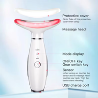 Masseur de cou anti-âge Dolphin pour un massage relaxant, réduit les tissus relâchés, lisse les ridules, active la nutrition de la peau