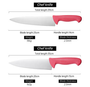 6ピースステンレス鋼キッチンナイフセット両手利きPP対応食器洗い機安全耐久性 - Product Image 2