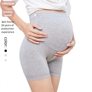 Short de sécurité doux pour femmes, taille haute, post-partum, short ajustable, <span class=keywords><strong>culotte</strong></span> de <span class=keywords><strong>maternité</strong></span> - Product Image 1