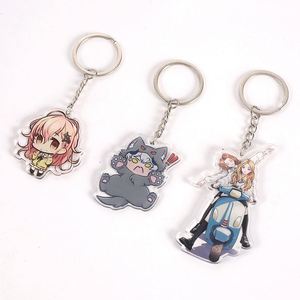 Custom Acrylic <b>Anime</b> Kpop <b>Keychain</b> UV Printing Eco-friendly Creative Advertising Promotion Party Holographic Die Cut - Product Image 4