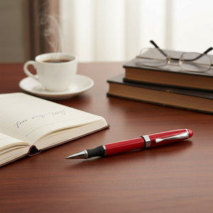 Penna Roller in Metallo di Colore Rosso per Scrivere, Combinando Funzionalità ed Eleganza - Product Image 3