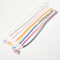 Cordon de suspension en nylon de 13 mm avec anneau en silicone, 5 couleurs, accessoires portables pour téléphone et fumeurs, vente en gros directe usine chinoise avec 10 ans d'expérience