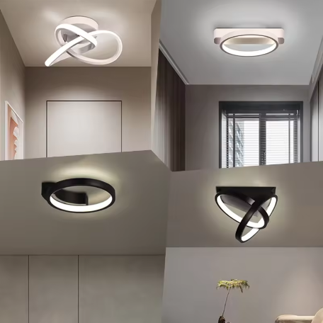 Zeal Lighting Product Wholesale Aluminum Nordic Modern Bedroom LED Light for Home Ceiling Lamp